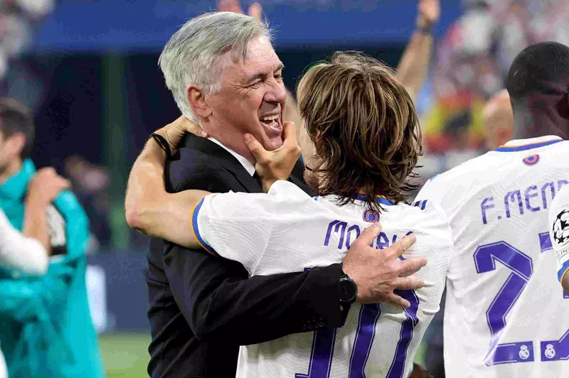 أنشيلوتي ومودريتش